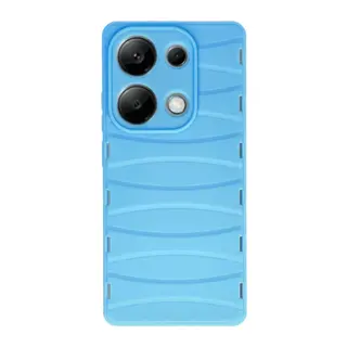 Redmi Note 13 Pro 4G Kılıf Bibercas Silikon Kapak - Mavi