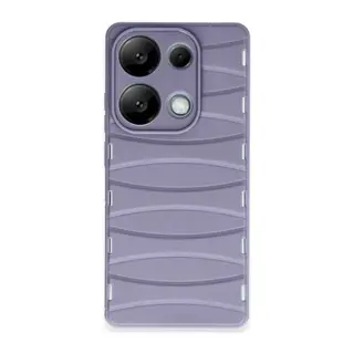 Redmi Note 13 Pro 4G Kılıf Bibercas Silikon Kapak - Lila