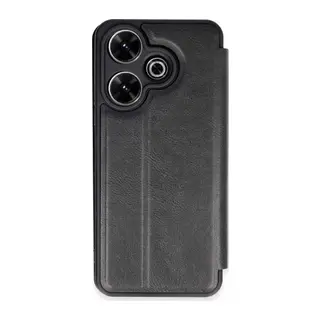 Redmi 13 4G Kılıf Flip Cover - Siyah