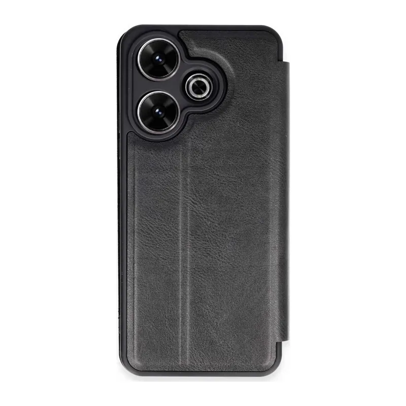 Redmi 13 4G Kılıf Flip Cover - Siyah