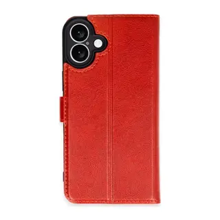 iPhone 16 Plus Kılıf Trend S Plus Kapaklı Kılıf - Kırmızı
