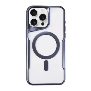 iPhone 14 Pro Max Kılıf Boyi Magsafe Silikon Kapak - Lacivert