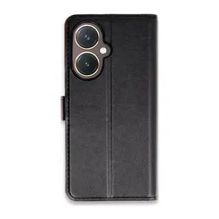 Vivo Y27 Kılıf Trend S Plus Kapaklı Kılıf - Siyah