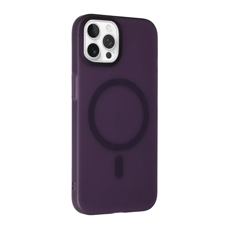 iPhone 15 Pro Max Tuna PC Slim Magsafe Kapak - Derin Mor