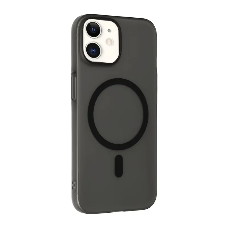 iPhone 12 Tuna PC Slim Magsafe Kapak - Siyah