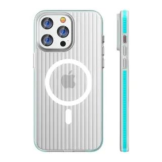 iPhone 16 Pro Line Magsafe Kapak - Mavi