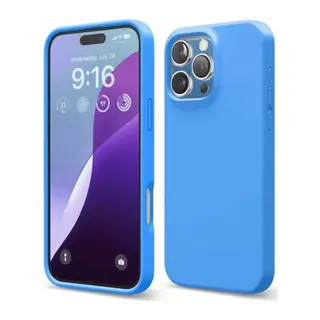 iPhone 16 Pro Kılıf First Silikon - Mavi
