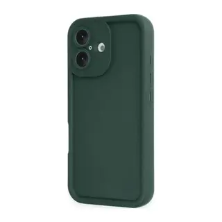 iPhone 16 Kılıf Viera Silikon - Koyu Yeşil