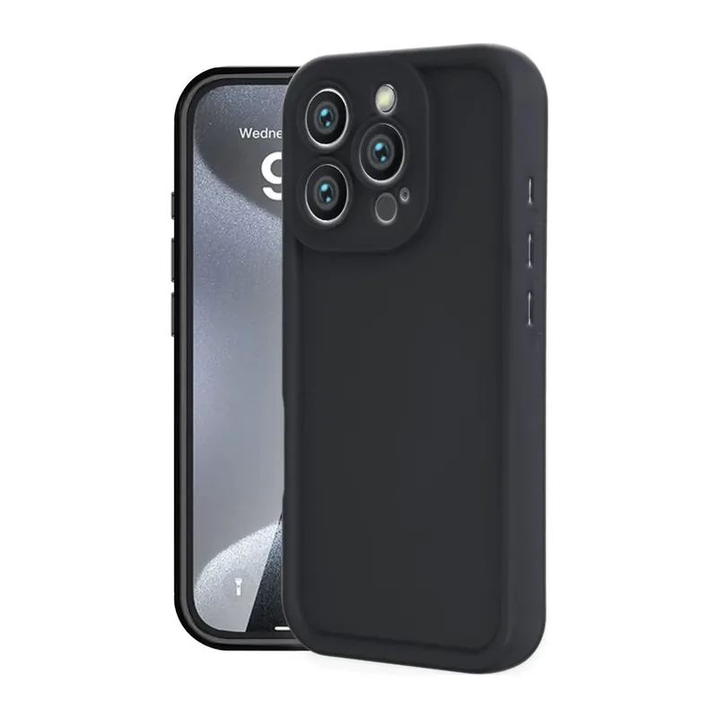 iPhone 16 Pro Kılıf Viera Silikon - Siyah
