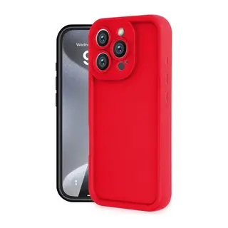 iPhone 16 Pro Kılıf Viera Silikon - Kırmızı