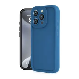 iPhone 16 Pro Kılıf Viera Silikon - Mavi