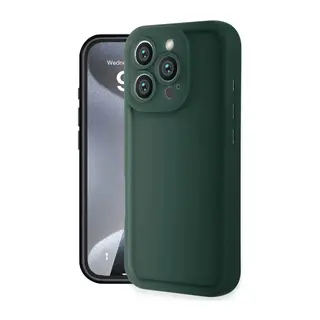 iPhone 16 Pro Kılıf Viera Silikon - Koyu Yeşil