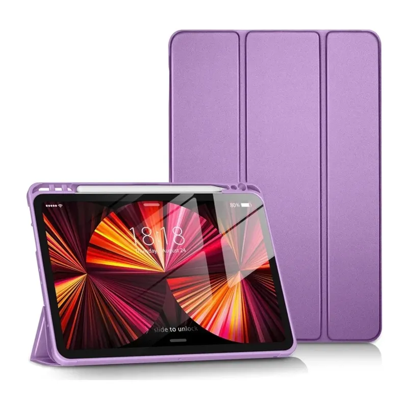 iPad Pro 11 (2024) Kılıf Tablet Smart Kılıf - Lila