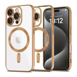 iPhone 16 Pro Max Kılıf Kross Magneticsafe Kapak - Çöl Titanyum