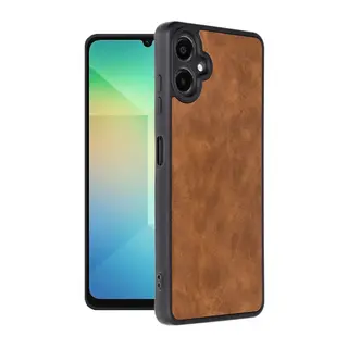 Samsung Galaxy A06 Kılıf Aras Deri Kapak - Taba