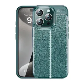 iPhone 16 Pro Max Kılıf Auto Focus Kapak - Koyu Yeşil