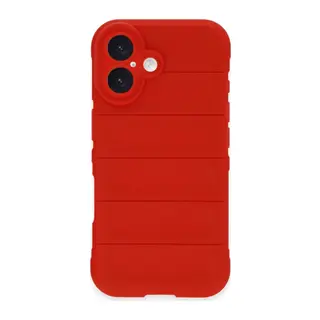 iPhone 16 Kılıf Optimum Silikon - Kırmızı