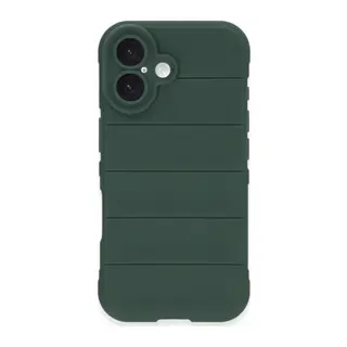 iPhone 16 Kılıf Optimum Silikon - Koyu Yeşil