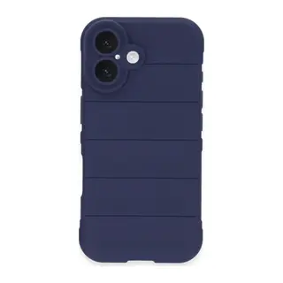 iPhone 16 Plus Kılıf Optimum Silikon - Lacivert