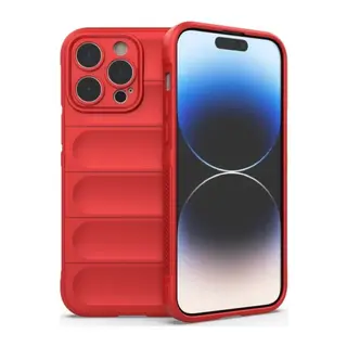 iPhone 16 Pro Kılıf Optimum Silikon - Kırmızı