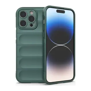 iPhone 16 Pro Kılıf Optimum Silikon - Koyu Yeşil
