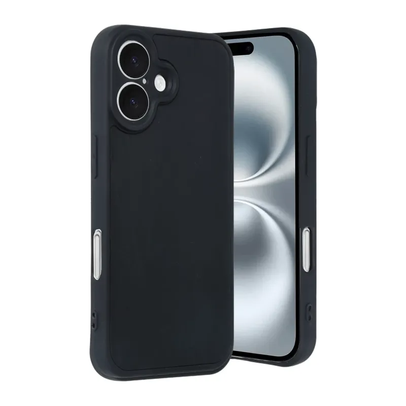 iPhone 16 Kılıf Aras Deri Kapak - Siyah