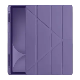 iPad Pro 11 (2024) Kılıf Kalemlikli Hugo Tablet Kılıfı - Mor