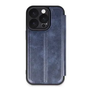 iPhone 16 Pro Kılıf Flip Cover - Lacivert