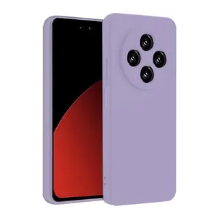 Redmi 14C Kılıf First Silikon - Lila