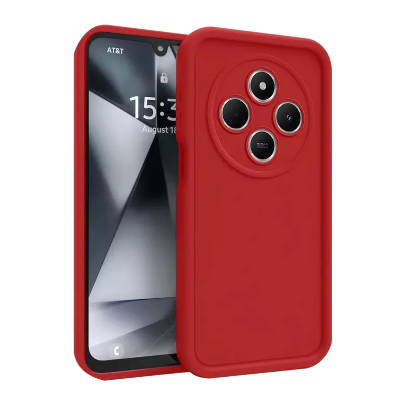 Redmi 14C Kılıf Viera Silikon - Kırmızı