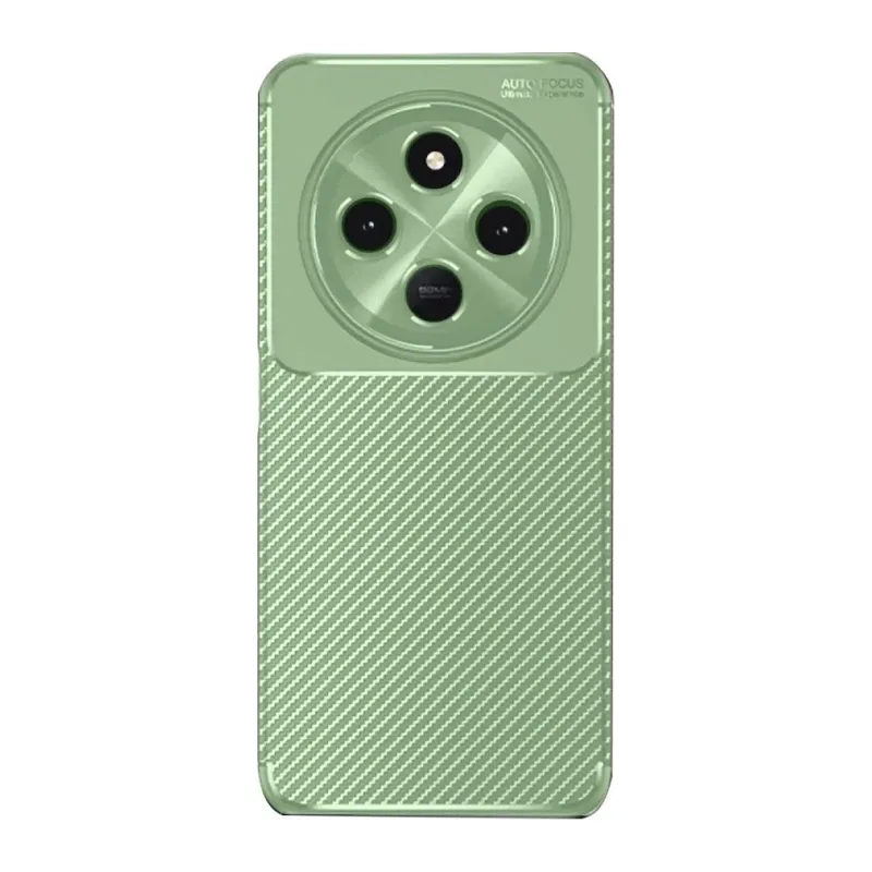 Redmi 14C Kılıf Auto Focus Karbon Kapak - Su Yeşili