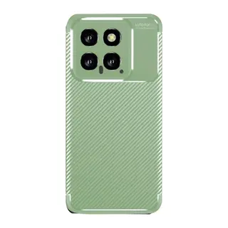 Mi 14T Kılıf Auto Focus Karbon Kapak - Su Yeşili