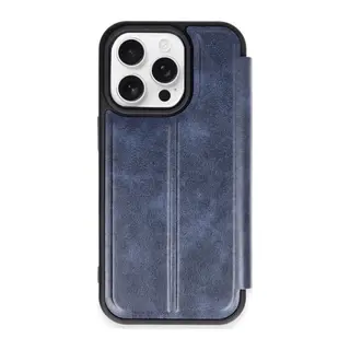 iPhone 15 Pro Max Kılıf Flip Cover - Lacivert
