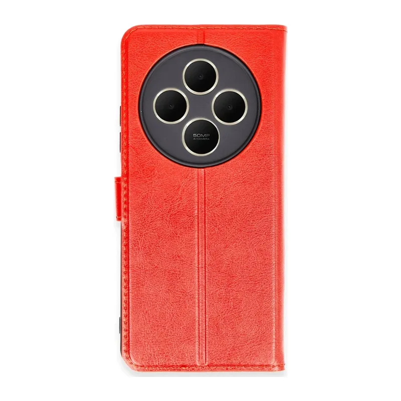 Redmi 14C Kılıf Trend S Plus Kapaklı Kılıf - Kırmızı