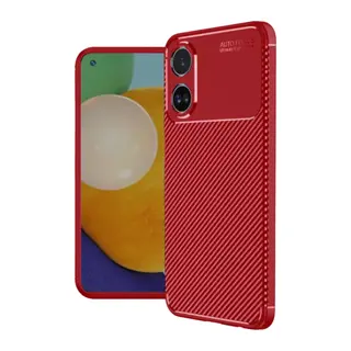A38 Kılıf Auto Focus Karbon Kapak - Kırmızı