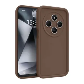 Redmi 14C Kılıf Viera Silikon - Kahverengi