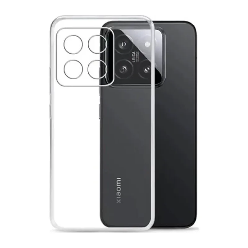 Mi 14T Pro Kılıf Lüx Şeffaf Silikon