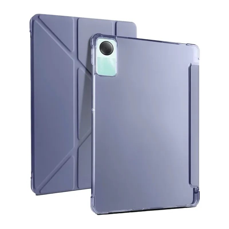Redmi Pad SE 4G Kılıf Kalemlikli Mars Tablet Kılıfı - Lavender