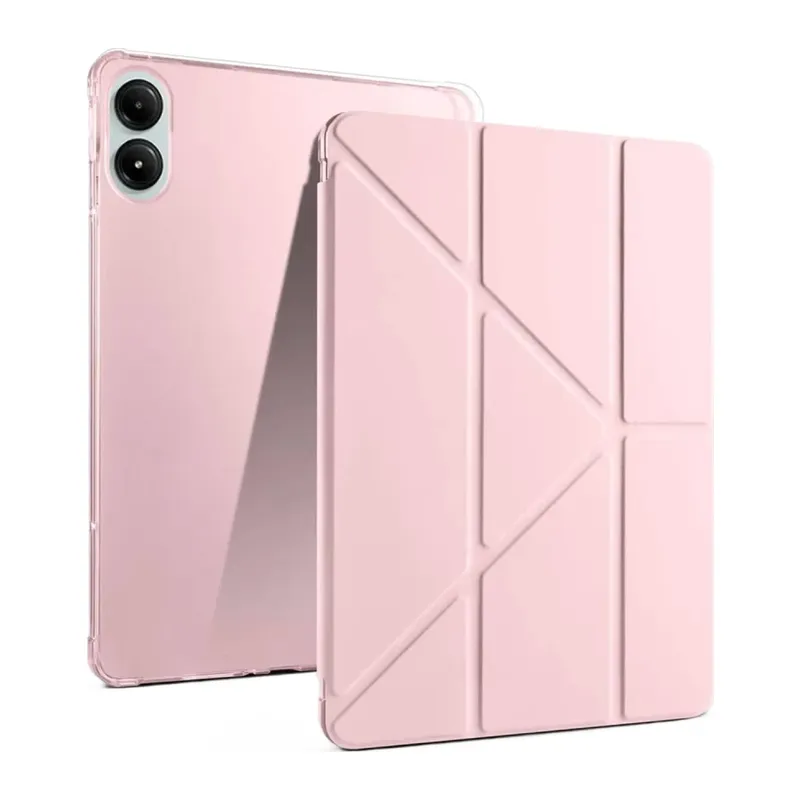 Redmi Pad Pro 12.1 Kılıf Kalemlikli Mars Tablet Kılıfı - Rose Gold