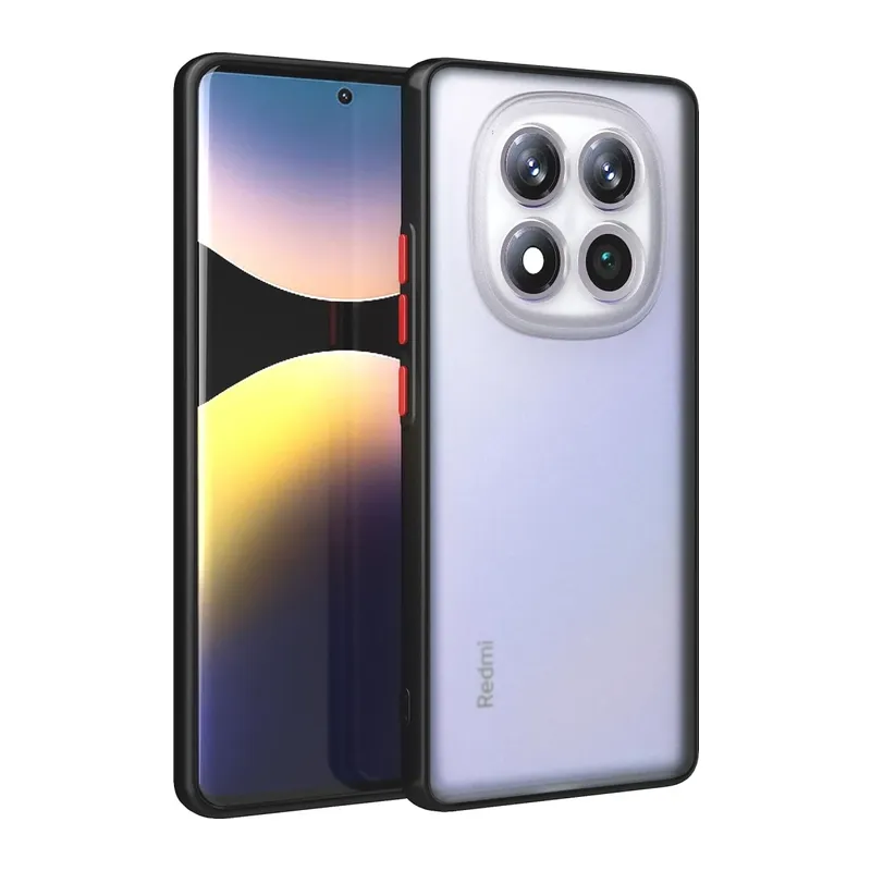 Redmi Note 14 Pro 4G Kılıf Montreal Silikon Kapak - Siyah