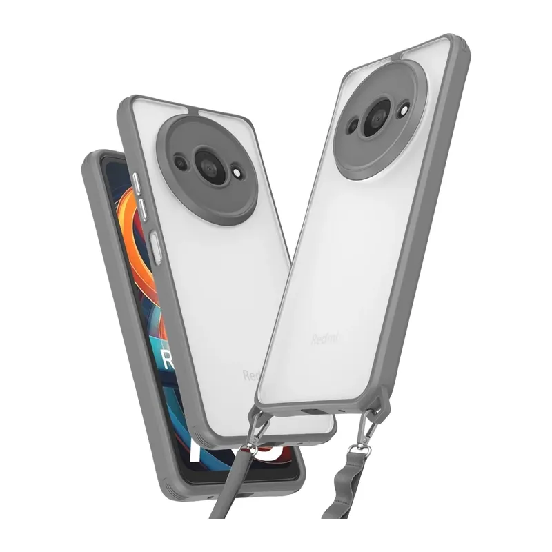 Redmi A3 4G Kılıf Penta Silikon Kılıf - Titan Gri