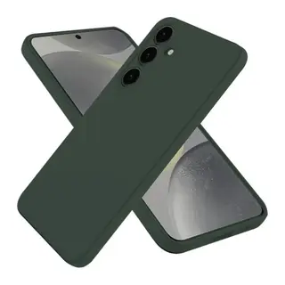 Samsung Galaxy A56 Kılıf First Silikon - Koyu Yeşil