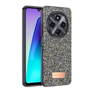 Redmi 14C Bright Simli Kapak - Gümüş