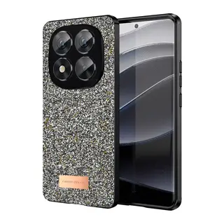 Redmi Note 14 Pro 5G Bright Simli Kapak - Gümüş
