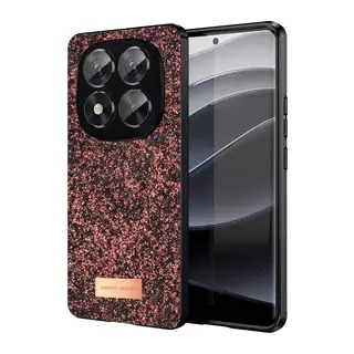 Redmi Note 14 Pro 5G Bright Simli Kapak - Derin Mor