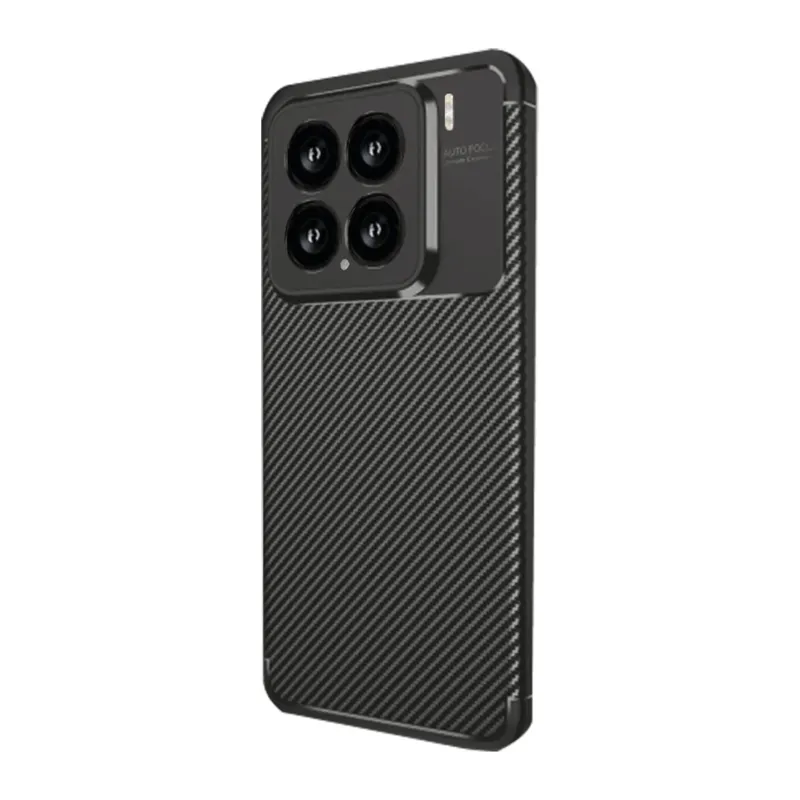 Mi 15 Kılıf Auto Focus Karbon Kapak - Siyah