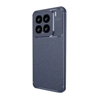 Mi 15 Kılıf Auto Focus Karbon Kapak - Lacivert