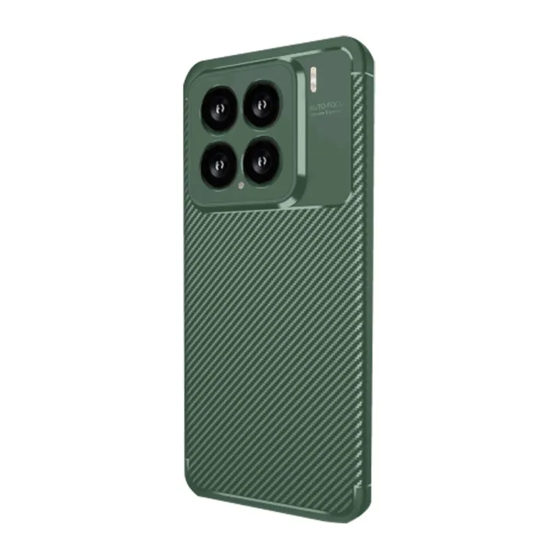 Mi 15 Kılıf Auto Focus Karbon Kapak - Koyu Yeşil