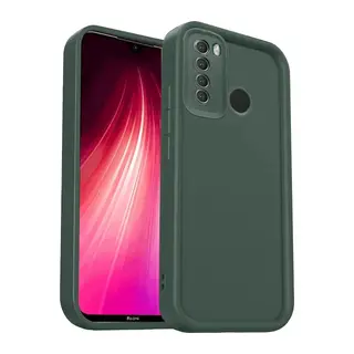Redmi Note 8 Kılıf Viera Silikon - Koyu Yeşil