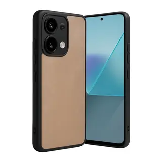 Redmi Note 13 Pro 4G Kılıf Aras Deri Kapak - Pudra